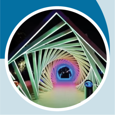 Hệ thống trình diễn ánh sáng nghệ thuật tương tác - Cổng vũ trụ Hệ thống trình diễn ánh sáng nghệ thuật tương tác - Cổng vũ trụ